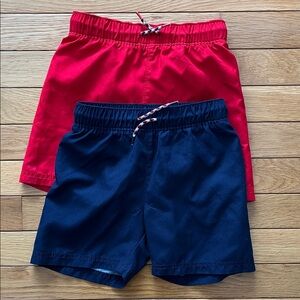 2 pair 2T swim trunks